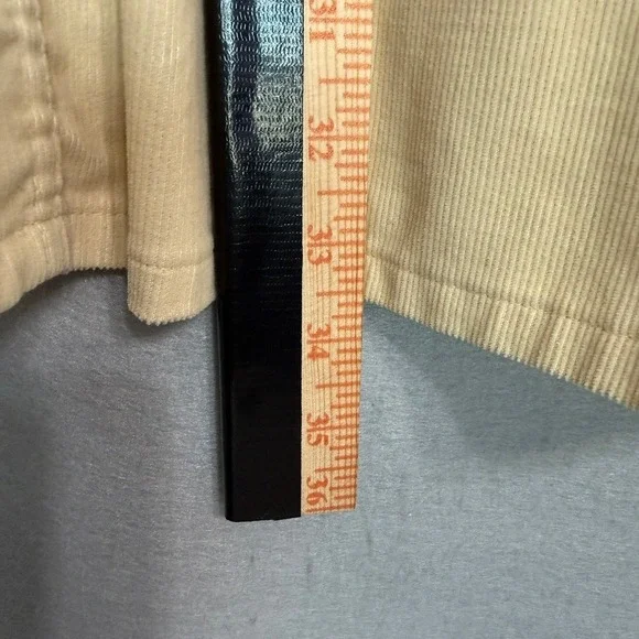 VTG Calvin Klein Women Pleated Corduroy Midi Skirt Size 14 Americana Y2K Preppy - Picture 7 of 7